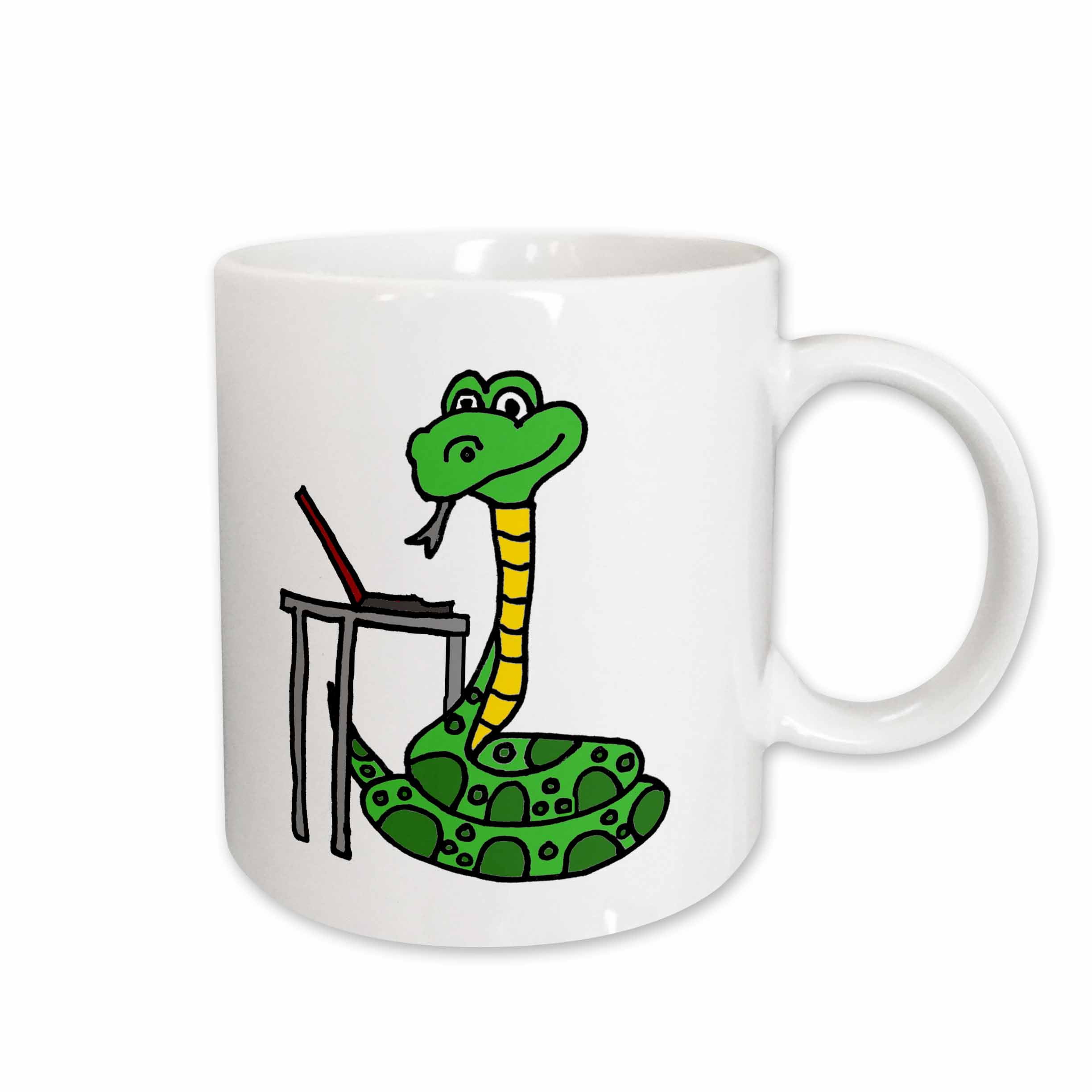 3drose, Funny Snake Python Programmer Cartoon, 15oz Mug - Walmart.com