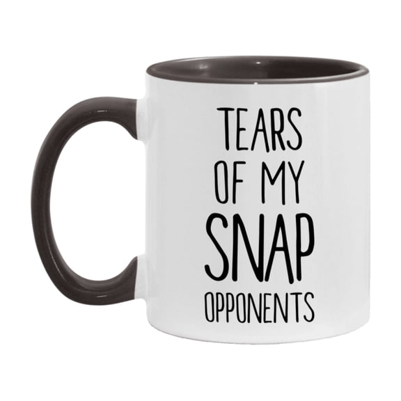 Funny Snap Mug – “Tears Of My Snap Opponents” – 11Oz Or 15Oz Coffee Cup