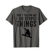 Funny Snowboarding Gift Men Women | Cute Snowboarder Teens T-Shirt All Size S-5XL