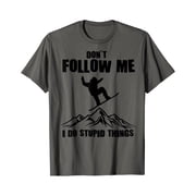 Funny Snowboarding Gift Men Women | Cute Snowboarder Teens T-Shirt All Size S-5XL