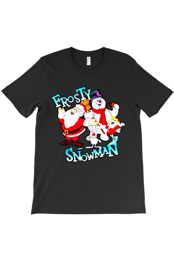 Funny Snowman Christmas Holiday Animation Graphic - High Quality, H39200 Unisex T-Shirt, Up to 5XL Available