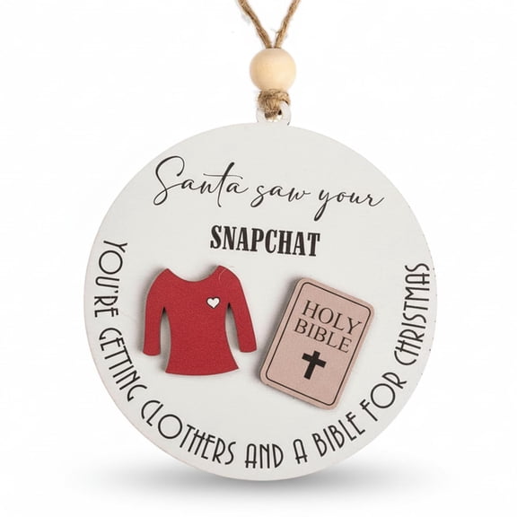 Funny Snowman, How Snowflakes, Best Friend Christmas Ornament, Salt and Pepper Acrylic SunCatcher Effect, Friends Ornaments for Women, Gift for Coworkers (SantaSawYourSnapchat)