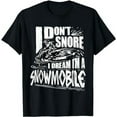thumbnail image 1 of Funny Snowmobile Dream Gift Idea Cool Snowmobiling T-Shirt, 1 of 5