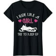 thumbnail image 1 of Funny Snowmobiling Girl Tee Snowmobile Rider Gift T-Shirt, 1 of 5