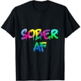 thumbnail image 1 of Funny Sobriety gift 12 Step Program Gift Sober AF T-Shirt, 1 of 3