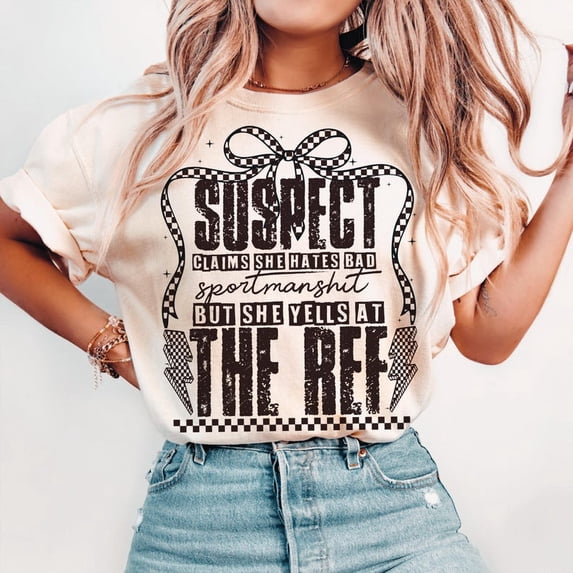 Funny Soccer Cheer T-Shirt, Trendy Soccer Mom Shirt, Soccer Shirt Design, Coquette Checkered Soccer Mom Shirt