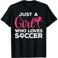 thumbnail image 1 of Funny Soccer Design For Women Girls Soccer Player Team Sport T-Shirt, 1 of 3