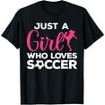thumbnail image 1 of Funny Soccer Design For Women Girls Soccer Player Team Sport T-Shirt, 1 of 4