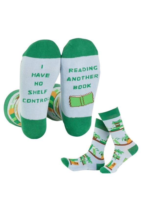 Funny Books Socks with plants.