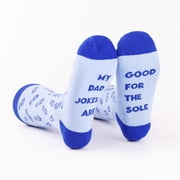 FunnyFeet Blue Mid-Calf Dress Socks