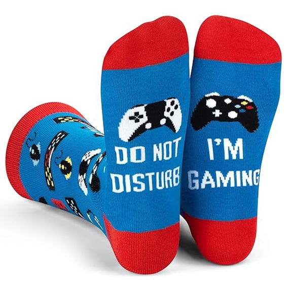 Funny Socks for Book Lovers, Teachers, Gamers, Musicians, and Nerds - Unisex for Men, Women and Teens