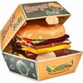 thumbnail image 1 of Burger Socks Box Stocking Stuffers For Men Teen Boys Dad Women-Easter Funny Gifts Vintage Hamburger Novelty Crazy Silly Socks Boxes- Fathers White Elephant Birthday Gag Christmas Gifts 2 Pairs, 1 of 7