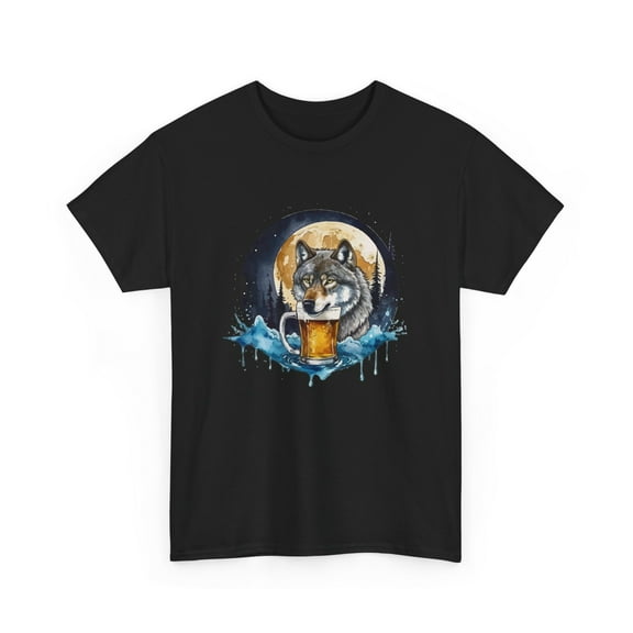 Funny Soda Wolf Shirt – Party Animal Graphic Tee for Beverage Fans