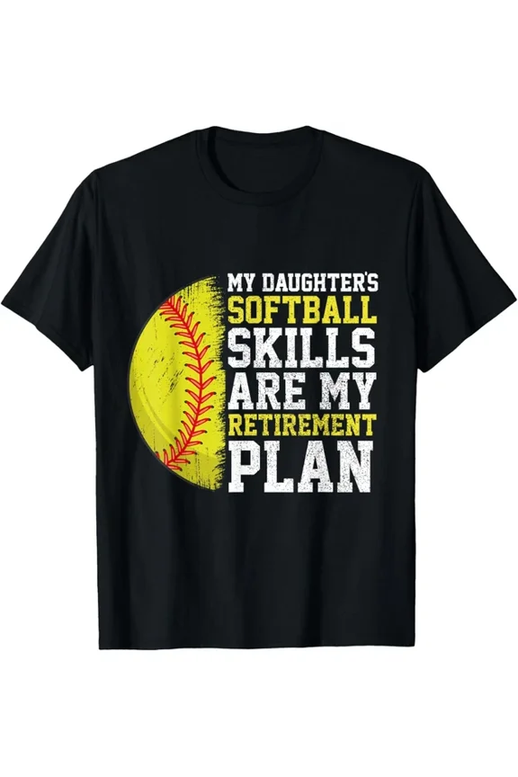 Funny Softball Dad Mom Baseball Player T-Shirt Unisex S-5XL Hot Trending Shirt, Vintage Birthday Gift