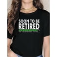 thumbnail image 1 of Funny Soon To Be Retired The Countdown Begins For Retirement T-Shirt - Soft 100% Cotton, Breathable, Short Sleeve,, 1 of 6