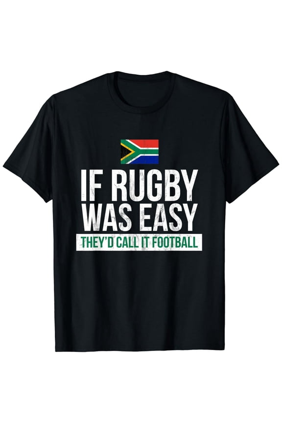 Funny South Africa Rugby- Rugby T-Shirt