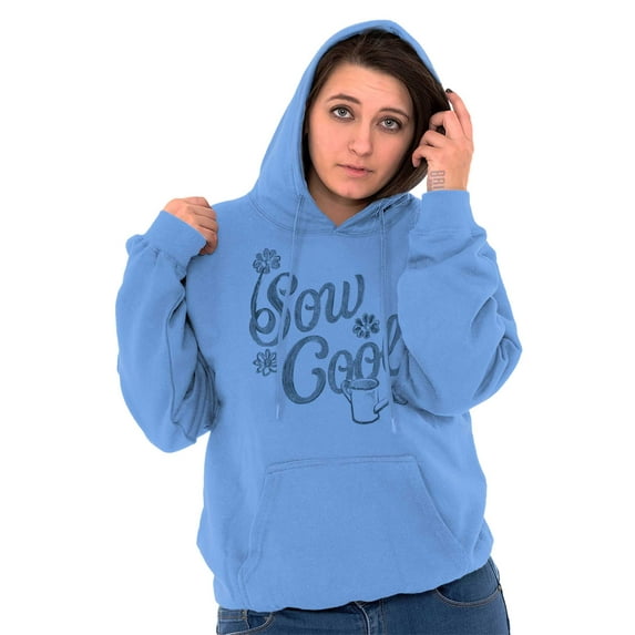 Funny Sow Cool Gardening Flower Pun Women Plus Size Graphic Pullover Hoodie Brisco Brands 3X