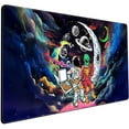 thumbnail image 1 of Funny Space Mouse Pad Desk Mat Astronaut Alien Large Gaming Mouse Pads Anime Desk Pad Mousepad XXL Cool Trippy Universe Extended Keyboard Mat with Stitched Edges Anti-Slip, 31.5 X 15.8 in, 1 of 6