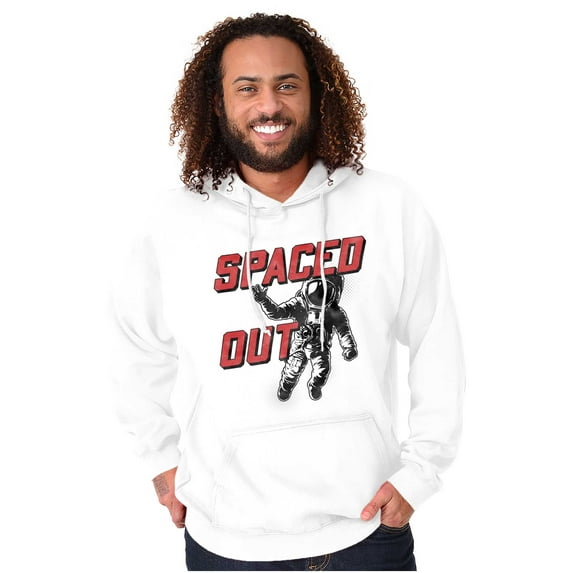 Funny Spaced Out Astronaut Joke Hoodie Sweatshirt Women Men Brisco Brands M