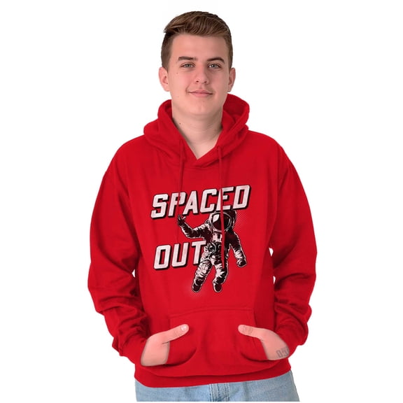 Funny Spaced Out Astronaut Joke Hoodie Sweatshirt Women Men Brisco Brands S