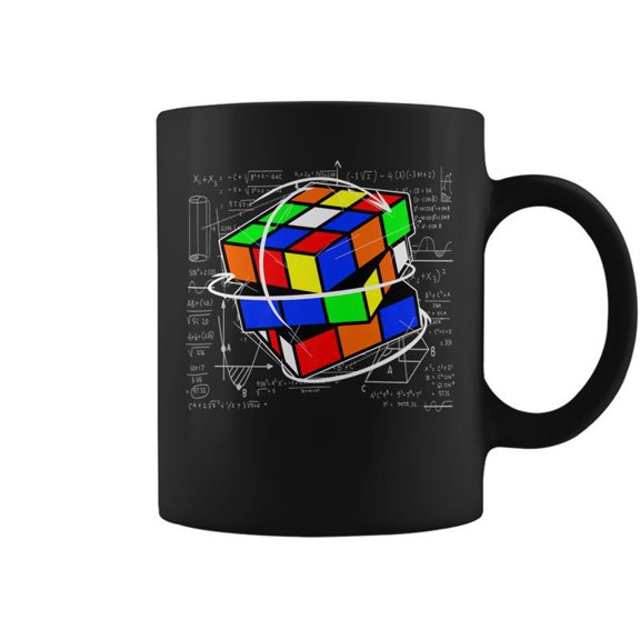 Funny Speed Cubing Puzzle Lovers Cube Youth Adult Math Cuber Coffee Mugs