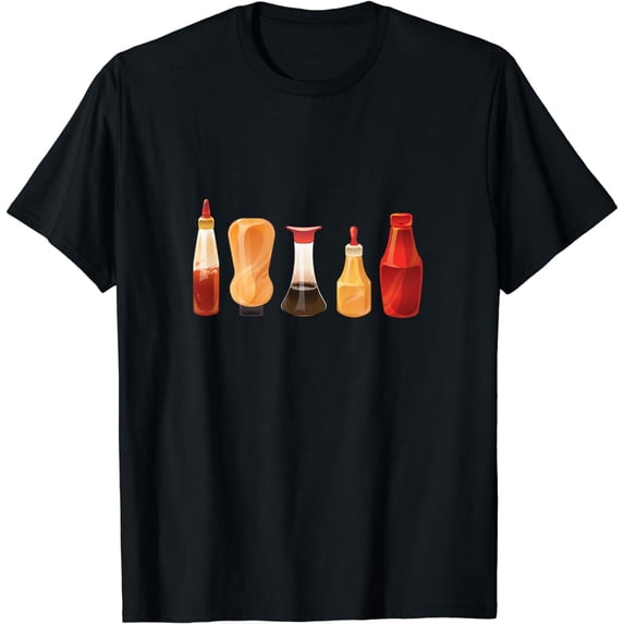 Funny Spicy Sign Mexican Hot Sauce Habanero For Funny Foodie T-Shirt