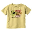 thumbnail image 1 of Funny SpongeBob Krabby Patty Nom Nom Toddler Boy Girl T Shirt Infant Toddler Brisco Brands 6M, 1 of 6