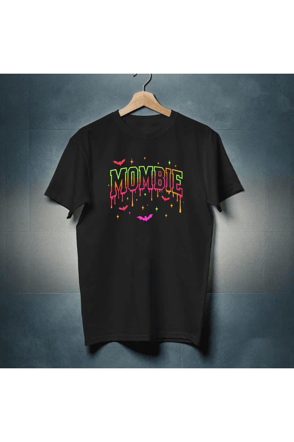 Funny Spooky Mombie Zombie Mom Halloween Costume Humor Graphic Unisex T-Shirt up to 5XL