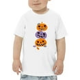 thumbnail image 1 of Funny Spooky Pumpkin Stack. T-Shirt Toddler -Image by Shutterstock,  5 Toddler, 1 of 4