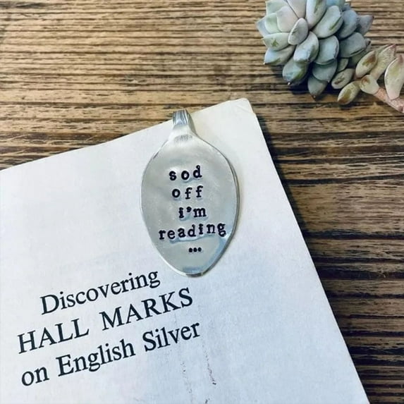 Funny Spoon Shape Mini Book Page Mark Spoon Bookmark Bookmarks for Books Student Stationery 5