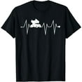 thumbnail image 1 of Funny Sprint Car Racing Racer Heartbeat Heart Pulse Rate EKG T-Shirt, 1 of 4