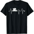 thumbnail image 1 of Funny Sprint Car Racing Racer Heartbeat Heart Pulse Rate EKG T-Shirt, 1 of 3