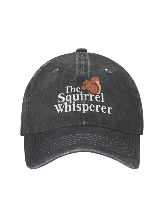 Funny Squirrel Baseball Hat for Women The Squirrel Whisperer Cap for Men Fashionable Caps Unisex