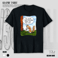 thumbnail image 1 of Funny Squirrel Can't Remember Nuts Old Age Joke Unisex T-Shirt, up to Size 5XL, 1 of 2