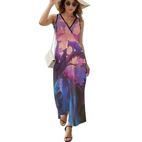 Funny Squirrel Pattern Design Sleeveless Dress Summer Clothes for Women Women's Clothing 2025