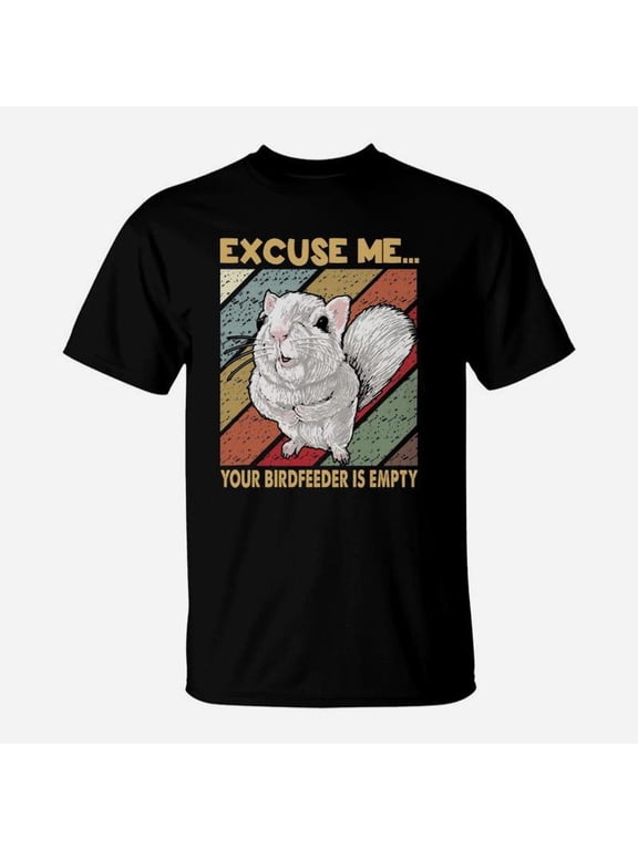 Funny Squirrel Tshirt For Men And Women Bird Lovers TShirt