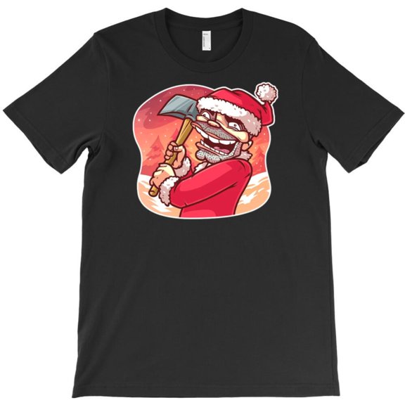 Funny St. Nick Claus Merry Christmas Holiday Celebration Graphic T-Shirt - Best Gift G2709, Up to 5XL