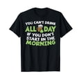 thumbnail image 1 of Funny St. Patrick's Day Drinking T-Shirt with Beer Mug and Shamrock Design, 1 of 5