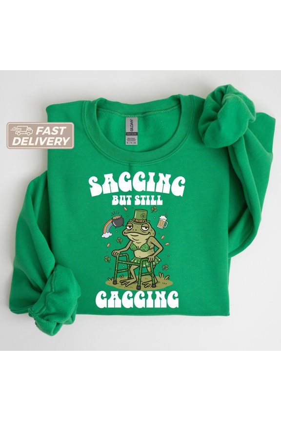 Funny St. Patrick’s Day Sweatshirt, Sarcastic Meme Crewneck, Adult Humor Graphic Sweatshirt, Inappropriate Irish Humor Pullover