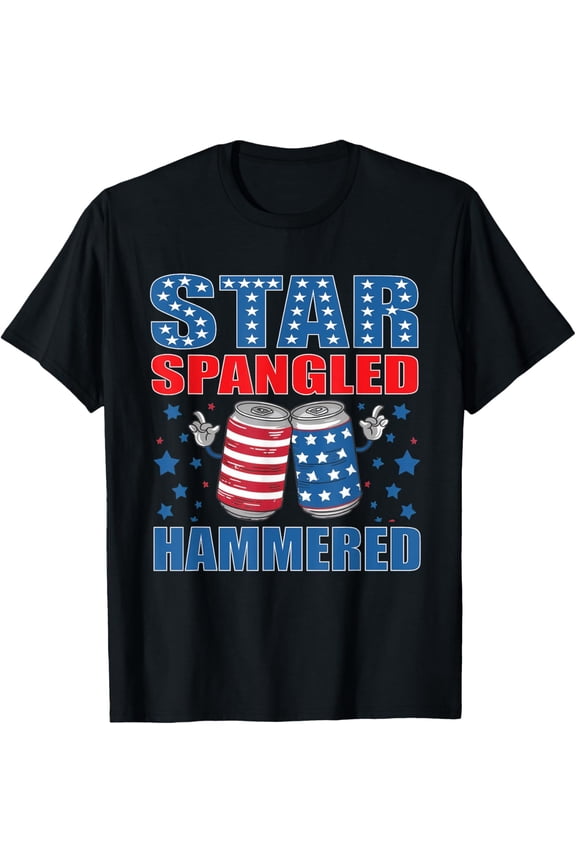 Funny Star Spangled Hammered T-Shirt