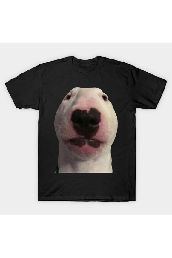 Funny Staring Forward Dog Thousand Yard Stare Meme Graphic G5243 Unisex T-Shirt, Up to Size 5XL