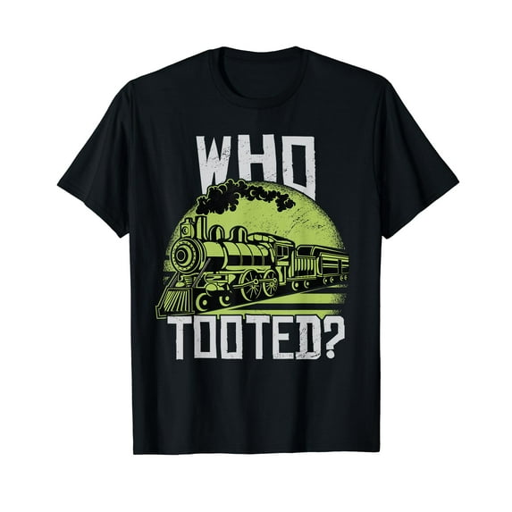 Funny Steam Train Graphic Railroad Men Railway Lovers T-Shirt