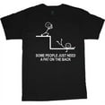 thumbnail image 1 of Funny Stick Figure Saying T-shirt Men's Big and Tall Graphic Tee, 1 of 5