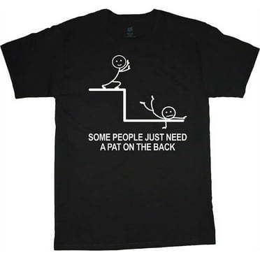 Funny Stick Figure Saying T-shirt Men's Graphic Tee