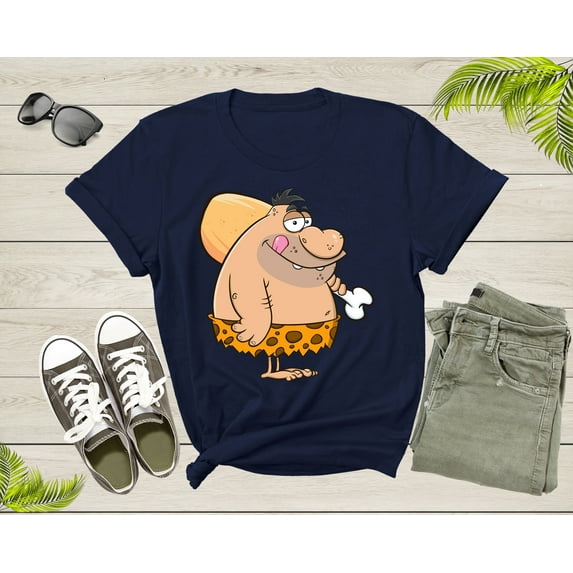 Funny Stone Age Ancient Caveman Prehistoric Neanderthal Shirt T-Shirt Caveman Lover Gift T Shirt for Men Women Kids Boys Girls Tshirt