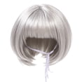 thumbnail image 1 of Funny Straight Pet Wig, Black Brown Cosplay Hair Wig for Dog Cat, Holiday Fancy Dress Costume, Halloween Christmas Party Photo Props, Suitable for Small Medium Large Dogs, 1 of 8