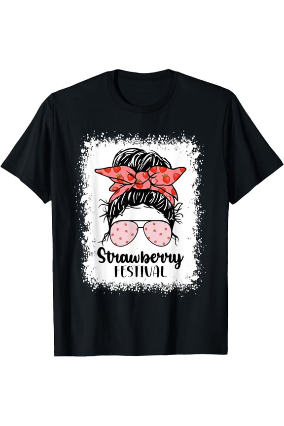 Funny Strawberry Festival Fruit Lover Women & Girls Cute Mom T-Shirt