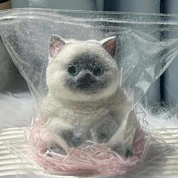 Funny Stress Relief Gifts for Kitty Lovers with Cute Design, Extra Large Size 15cm High, Super Soft Texture Sensory Fidget Toys for Christmas