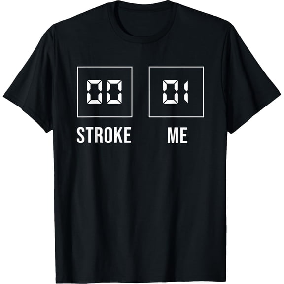 Funny Stroke Survivor Gift Cool Scoreboard Stroke Awareness T-Shirt