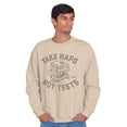 thumbnail image 1 of Funny Study Nerd Take Naps Not Tests Sweatshirt for Men or Women Brisco Brands M, 1 of 5